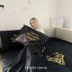 Постельное бельё из сатина "Золото на чёрном" Постельное бельё из сатина "Золото на чёрном"